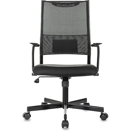 Компьютерное кресло Бюрократ CH Balance, сетка, ткань, черный, металл, черный - 2