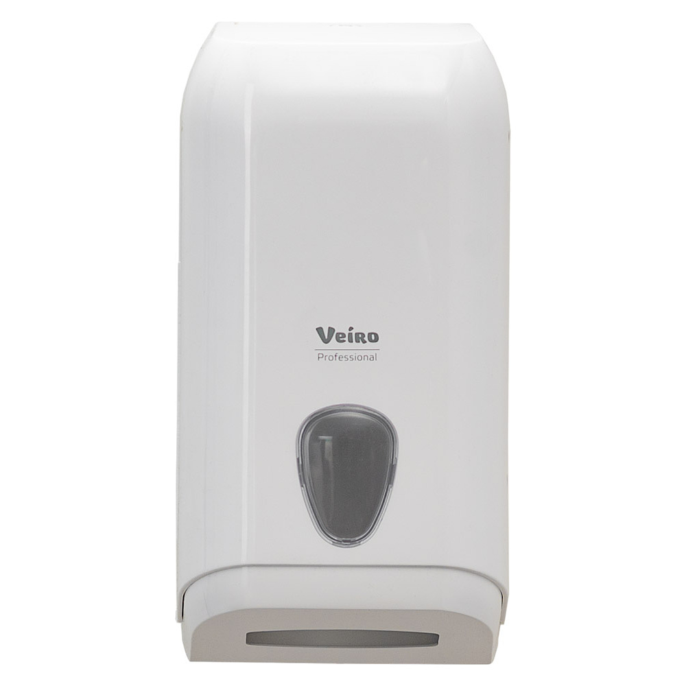 Диспенсер Veiro Professional "L-ONE" для туалетной бумаги листовой, белый - 6