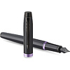 Ручка перьевая Parker "IM Vibrant Rings F315", M, черный, фиолетовый, патрон синий - 3