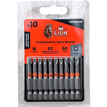 Бита стальная M-Lion MPH25010P, PH 2х50мм, 10 шт/упак