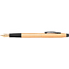 Ручка перьевая Cross "Classic Century Brushed Rose-Gold PVD", F, розовое золото, черный, патрон черный - 2