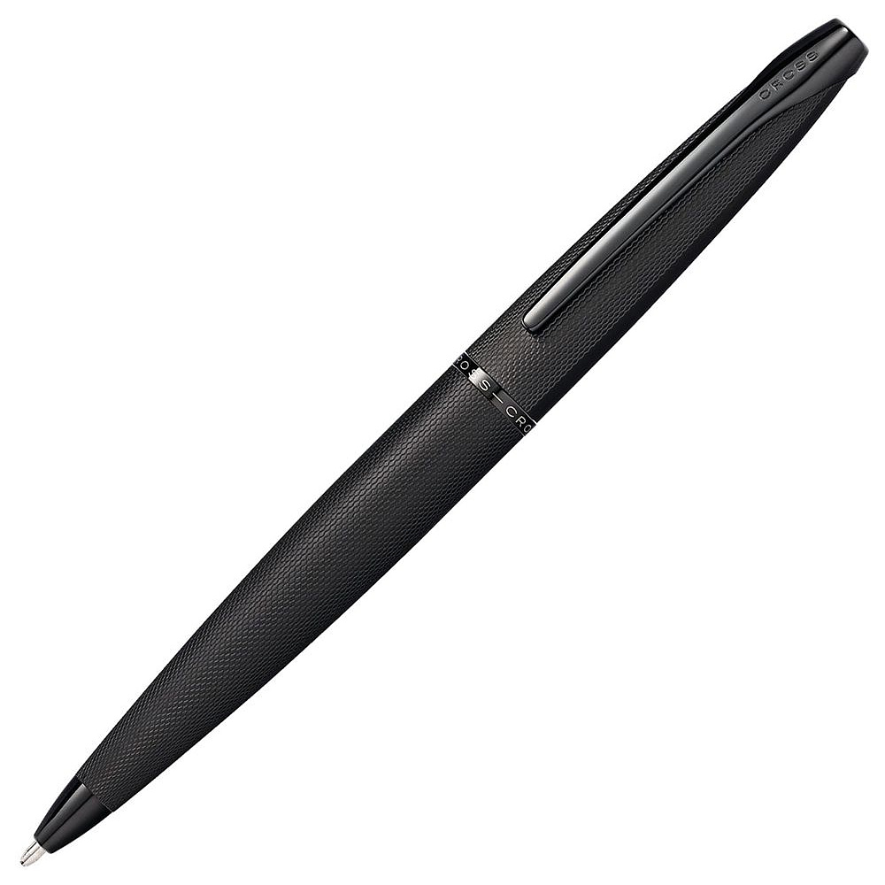 Ручка шариковая автоматическая "Cross ATX Brushed Black", 0.7 мм, черный, стерж. черный - 2