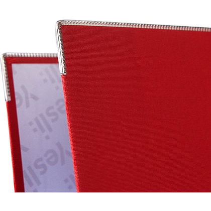 Папка-регистратор "Yesli:", А4, 75 мм, ПВХ Эко, красный - 7