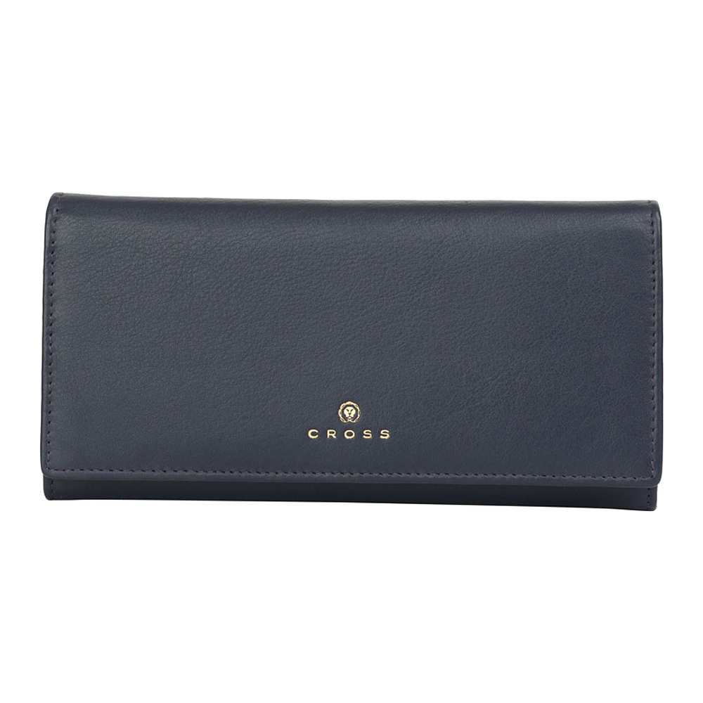 Кошелек "Monaco Navy", кожа, темно-синий