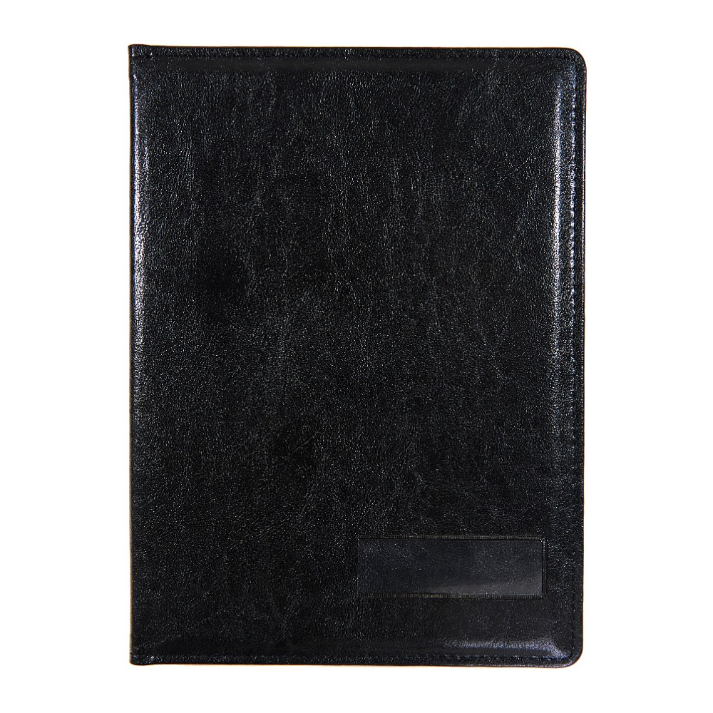 Папка на подпись, с карманом, черный