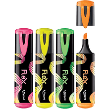 Набор текстовых маркеров Maped "Fluo Flex", 4 шт, ассорти