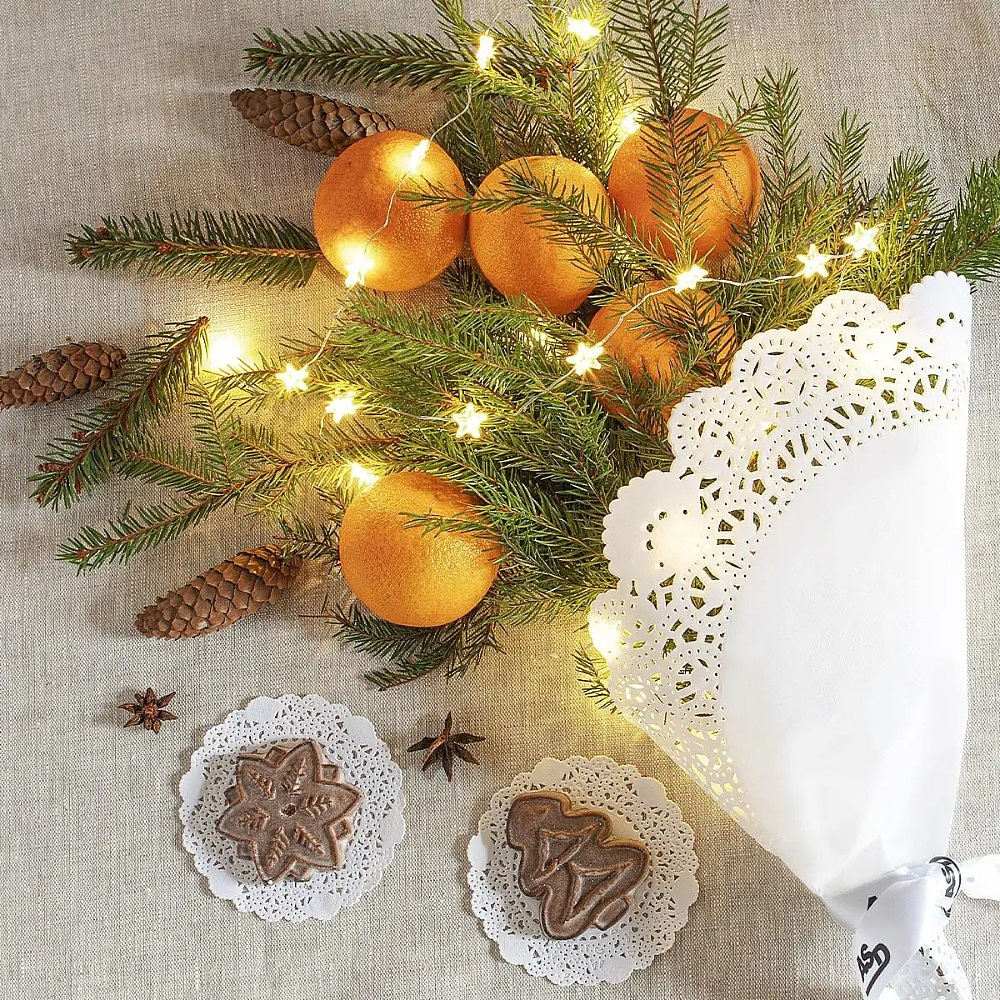 Салфетки бумажные ажурные AVIORA, d=14 см, белый, 250 шт - 3