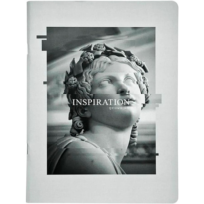 Тетрадь "Inspiration Давид", А4, 40 листов, клетка, разноцветный