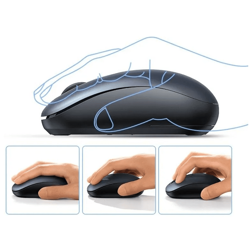 Мышь Ugreen "105/90550", беспроводная, 2400 dpi, 4 кнопки, темно-синий  - 3
