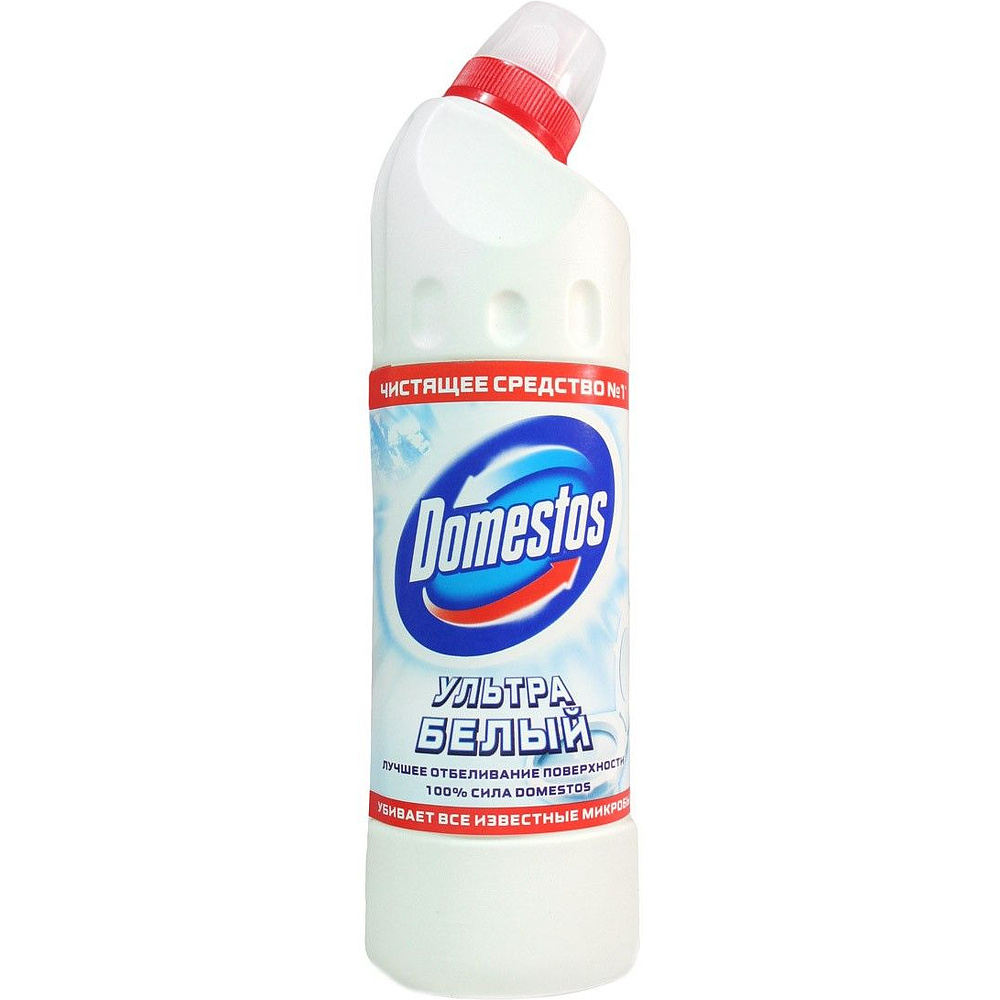 Средство чистящее для туалета "DOMESTOS" Ультра Белый 500мл