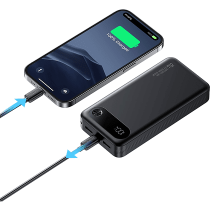 Внешний аккумулятор Usams CD251 PB80 20000mAh, черный (20KCD25101) - 4
