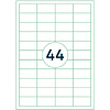 Самоклеящиеся этикетки универсальные "Rillprint", 48.5x25.4 мм, 100 листов, 44 шт, белый - 2