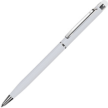 Ручка шариковая автоматическая "Touchwriter" со стилусом, 0.7 мм, белый, серебристый, стерж. синий