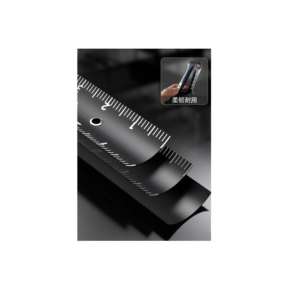 Рулетка Deli HS HT8316L, 3 м х 6 мм, Soft Touch, зеленый - 3