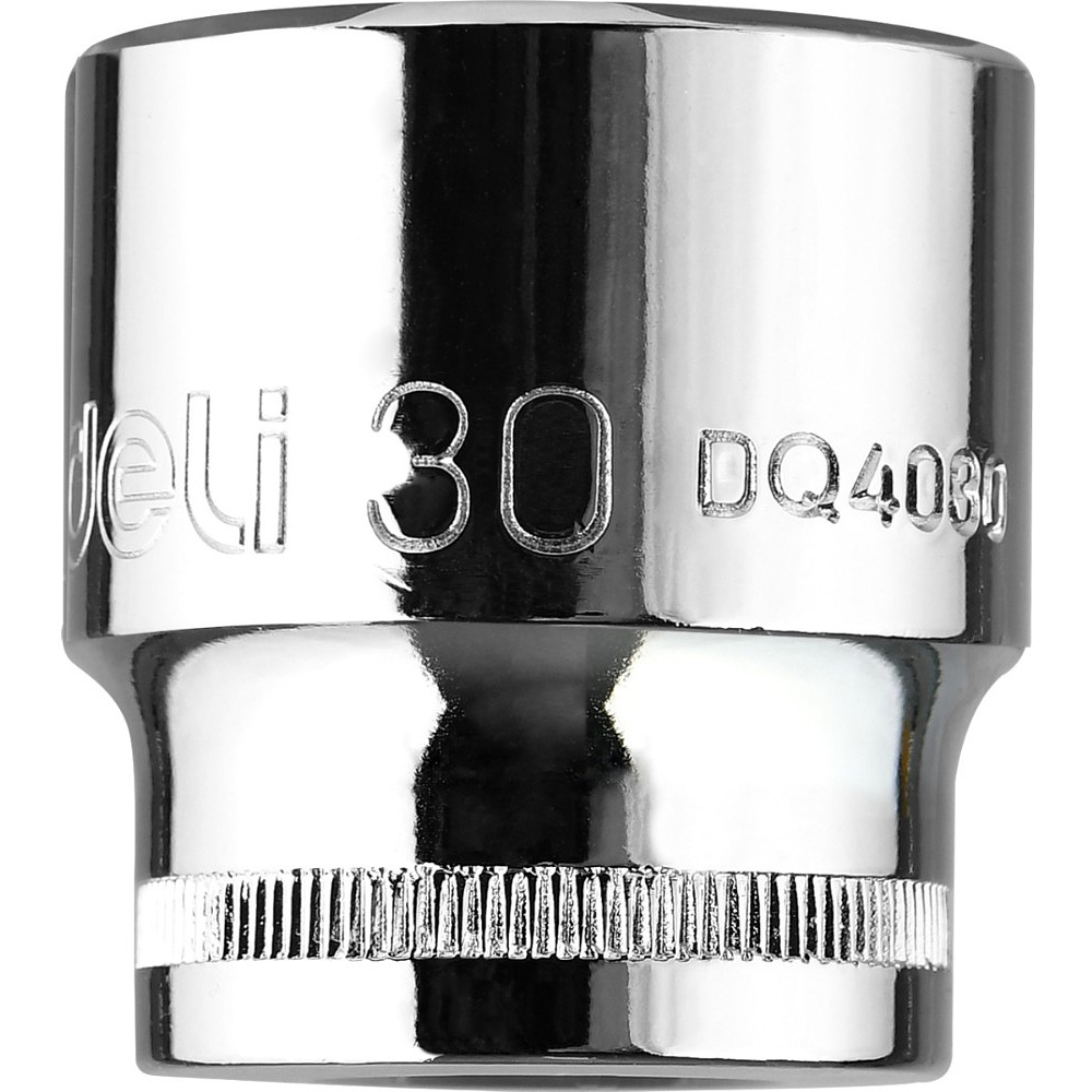 Головка торцевая шестигранная Deli YS EDQ4030 1/2", 30 мм, серебристый