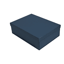 Коробка подарочная картонная, 223х308х95 мм, синий