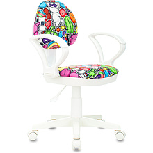 Кресло для детей "Бюрократ KD-3/WH/ARM"