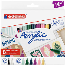 Набор маркеров акриловых "Edding Starter Set Nordic"