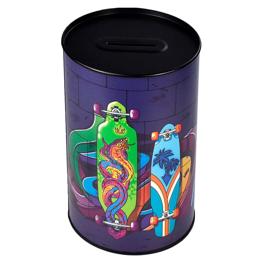 Копилка "Скейты", синий - 2