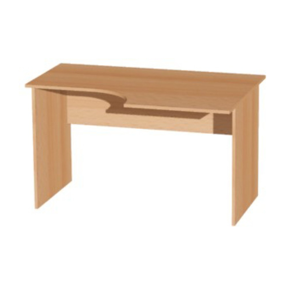 Коллекция Макси стол письменный М23-R, 1180х900х750 мм, бук