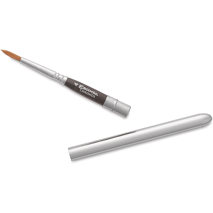 Кисть "Escoda Chronos" микс, круглая, складная, № 4 - 3