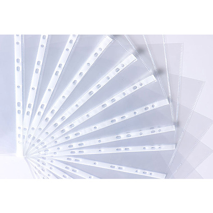 Файл (папка-карман) "Inter-folia", A4, 50 шт, 80 мк, прозрачный - 3