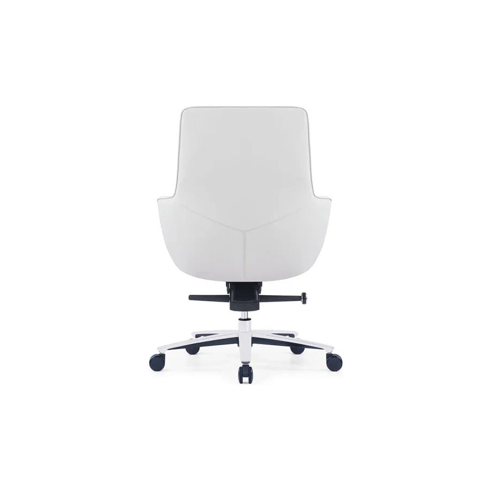 Кресло для руководителя SitZone CH-500B, кожа, алюминий, белый, -30% - 5