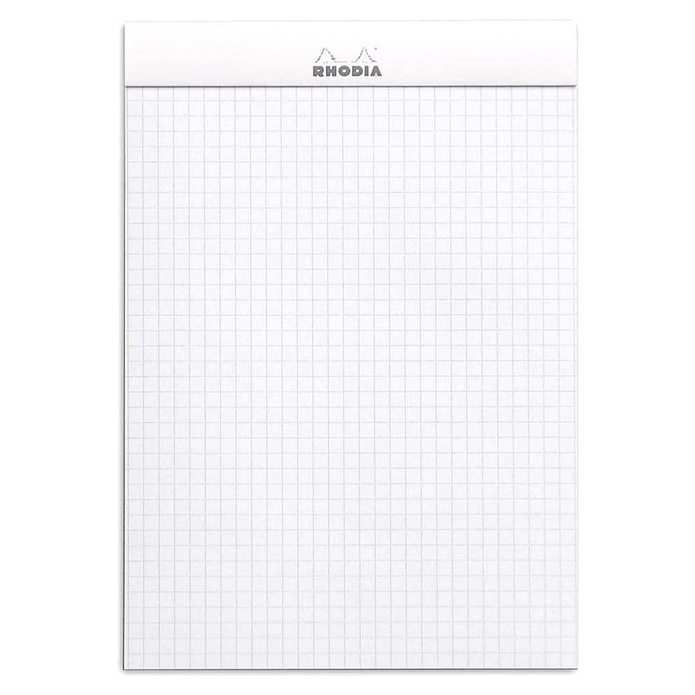 Блокнот "Rhodia", А5, 80 листов, клетка, белый - 2