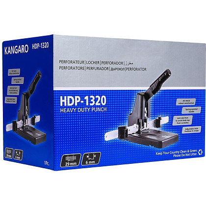 Дырокол Kangaro "HDP-1320", 290 листов, ассорти - 2