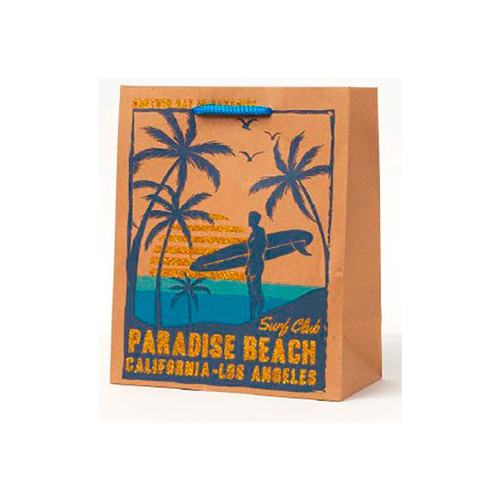 Пакет бумажный подарочный "Путешествие", 33x45.7x10.2 см, ассорти - 2