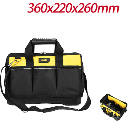 Сумка для инструментов Deli YS DL586119, 360 x 200 x 220 мм, 13 карманов - 6