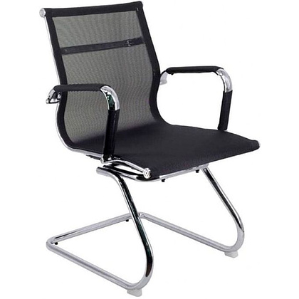 Стул для посетителей EVERPROF "Opera CF", сетка, металл, черный
