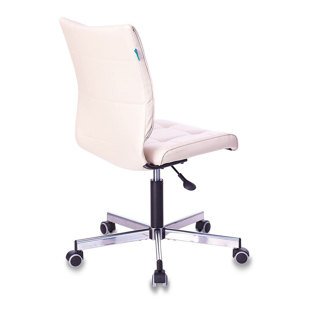 Кресло для персонала "Бюрократ CH-330M", экокожа, металл, бежевый - 4