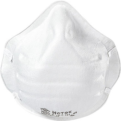 Респиратор ИСТОК-1Ф без клапана выдоха FFP1 формованный, 1 шт/упак