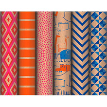 Бумага декоративная в рулоне "Brown Craft. Fantasy"