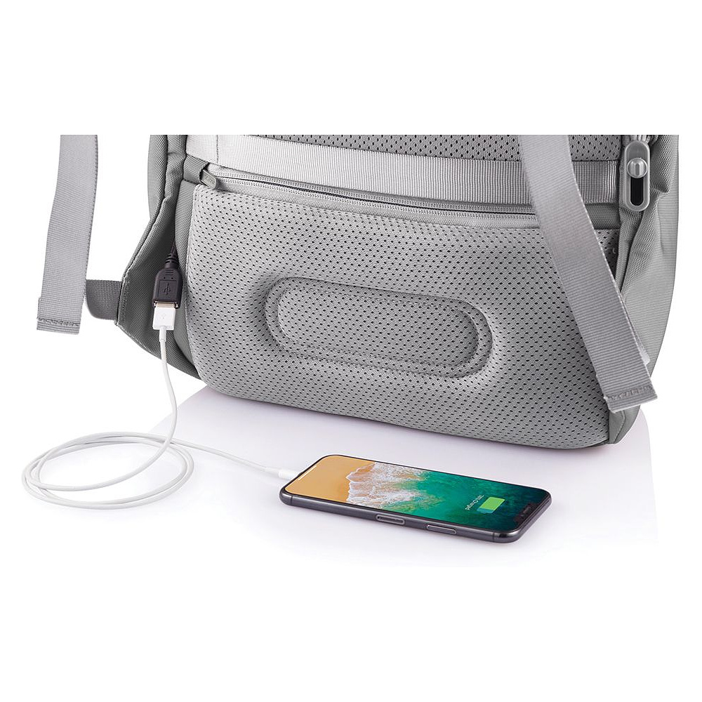 Рюкзак "Bobby Soft", серый - 9