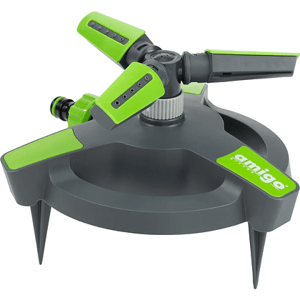 Дождеватель Amigo Grande "79064", 2/4", пластик, черный, зеленый