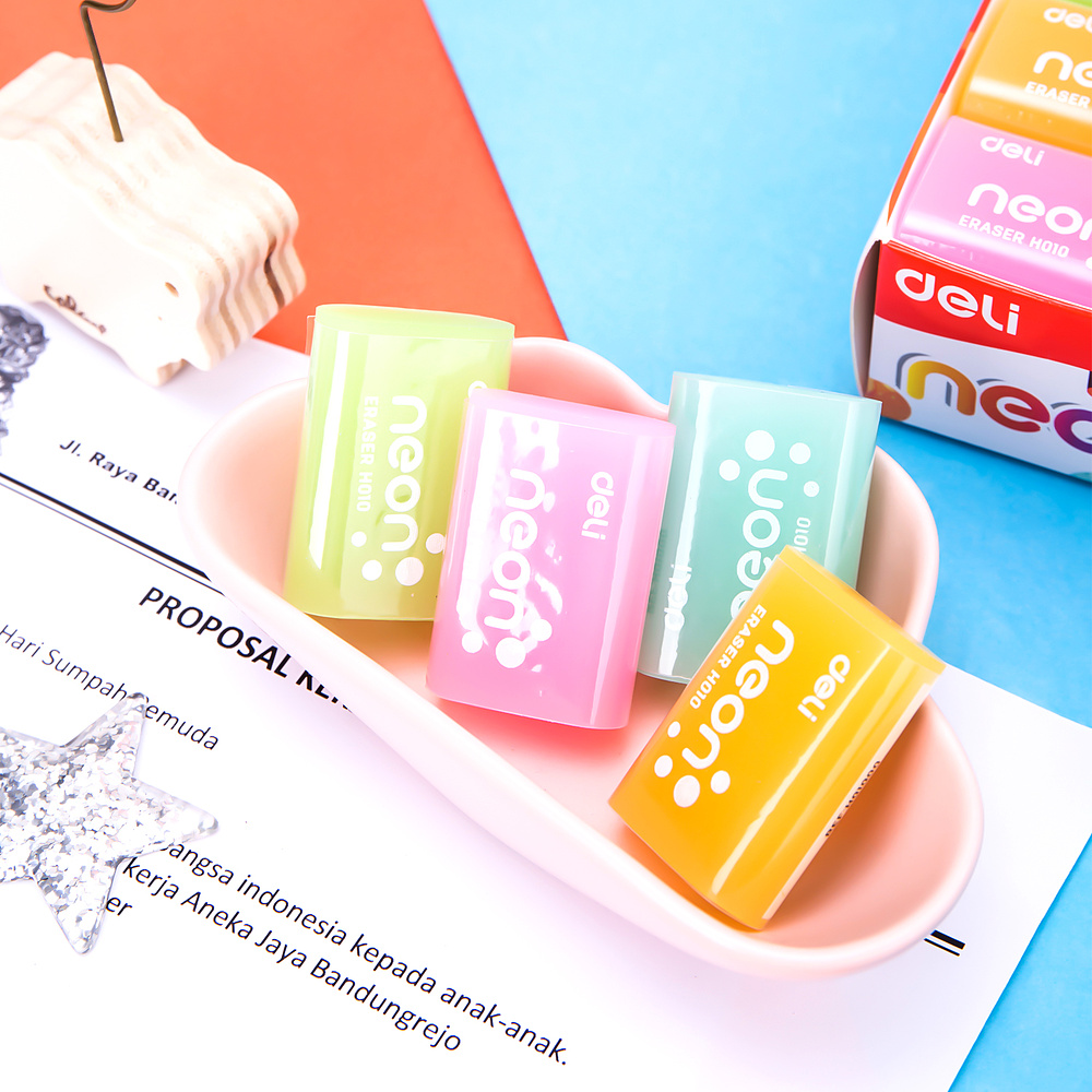 Ластик Deli "Neon", ассорти - 3
