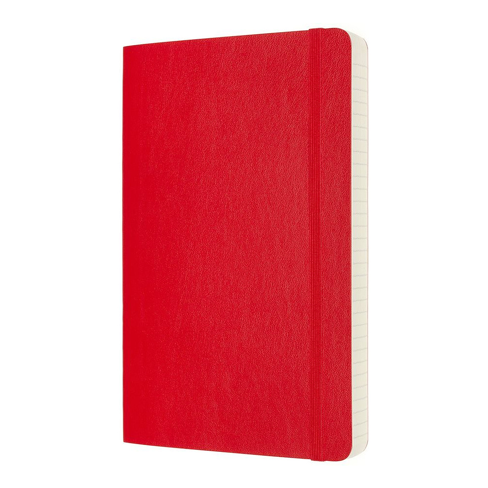 Блокнот "Classic Soft Expended Large", А5, 200 листов, линейка, красный - 2