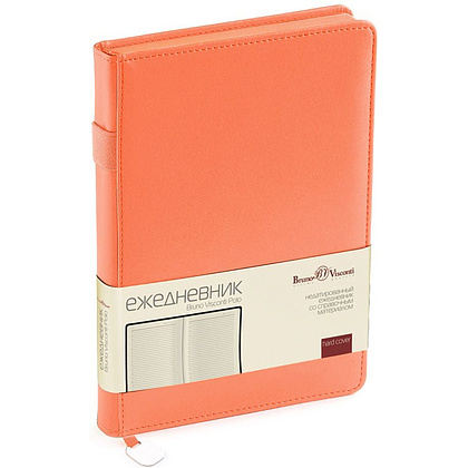 Ежедневник недатированный "Polo", А5, 320 страниц, оранжевый