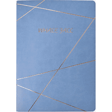 Блокнот "20D076", А4, 96 листов, голубой