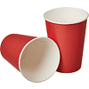 Стакан картонный 300 мл, 50 шт, красный - 2