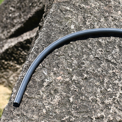 Шланг поливочный армированный четырёхслойный Deli GS EDL8072-15, 1/2", ПВХ, 15 м, серый - 5