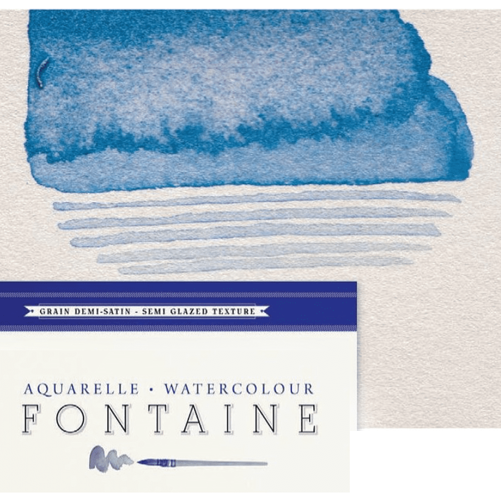 Блок-склейка бумаги для акварели Fontaine, полугладкая, 18x24 см, 300 г/м2, 25 листов - 3