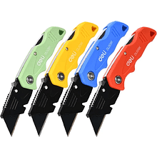 Нож строительный складной Deli YS EDL006K-4