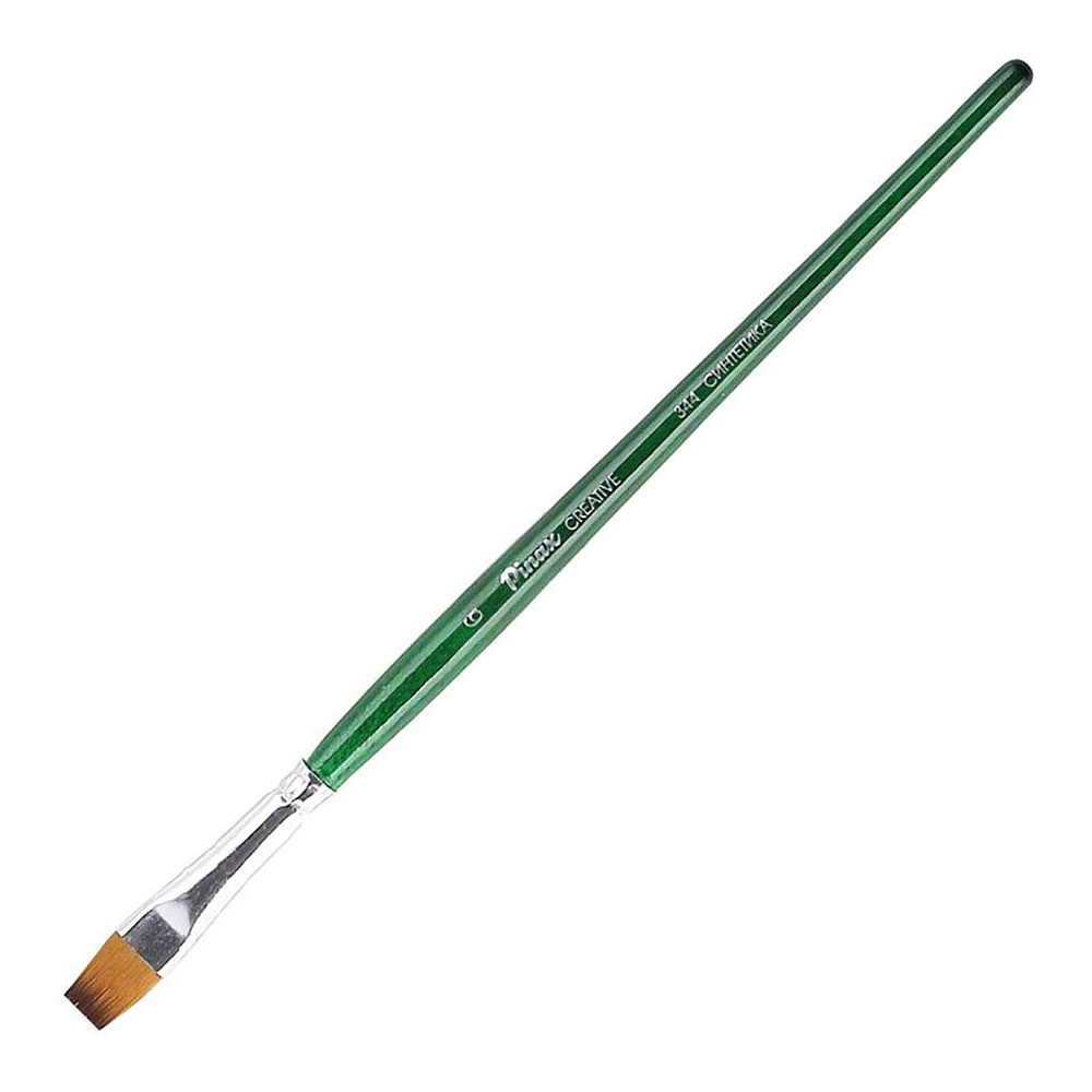 Кисть для рисования "Pinax CREATIVE", синтетика, плоская, №6