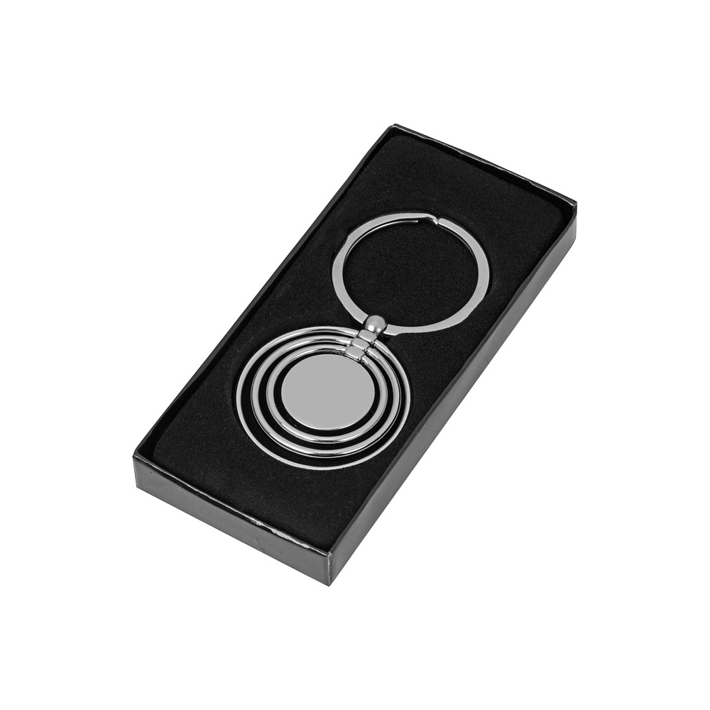 Брелок "Кольца", серебристый - 4