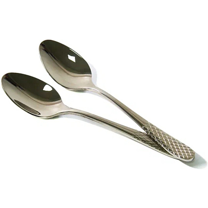Набор чайных ложек "WL-999203/2В", серебристый, 2 шт - 3