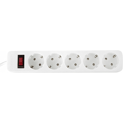 Сетевой фильтр Sonnen SPW-505, 5 м, 5 розеток, белый - 5