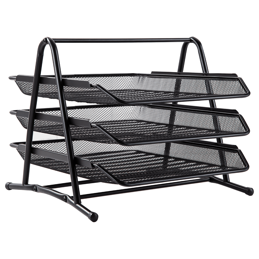 Модуль горизонтальный "Deli" на 3 лотка, черная сетка - 3